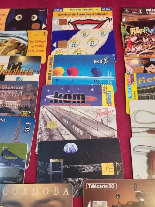 Lote de Tarjetas Telefónicas 20