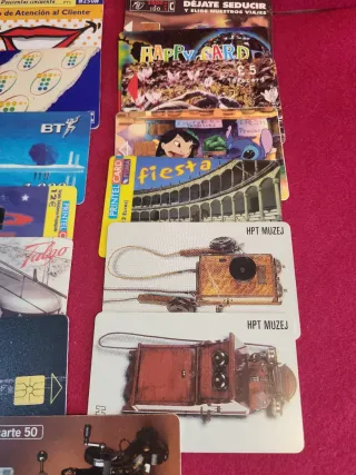 Lote de Tarjetas Telefónicas 20