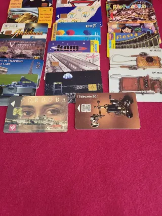 Lote de Tarjetas Telefónicas 20