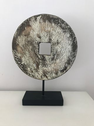 Figura decorativa moeda chinesa antiga Fengshui