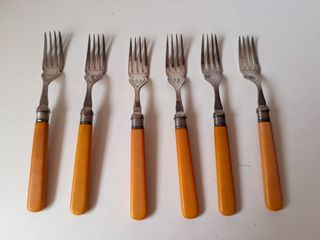 Cubiertos estilo victoriano RFM&S Chapado