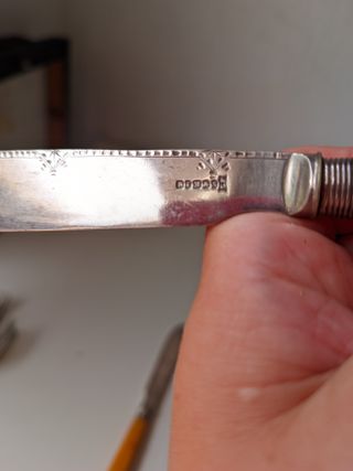 Cubiertos estilo victoriano RFM&S Chapado