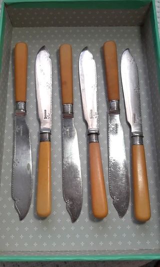 Cubiertos estilo victoriano RFM&S Chapado