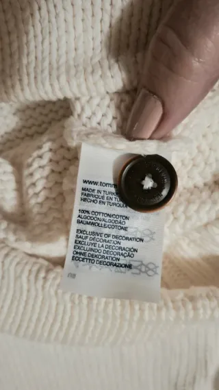 Maglione Tommy Hilfiger Bianco Tg. M