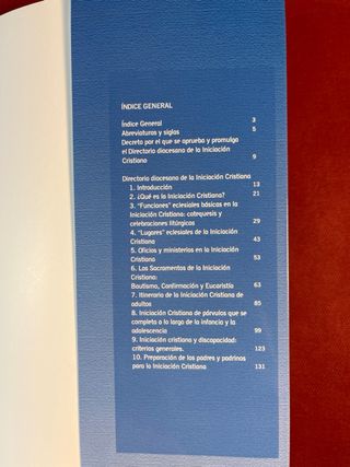 Directorio diocesano de la Iniciación Cristiana