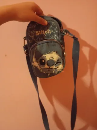 Bolso vaquero Stitch mediano