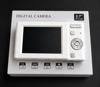 Cámara digital 2.7K con tarjeta 32 GB y accesorios