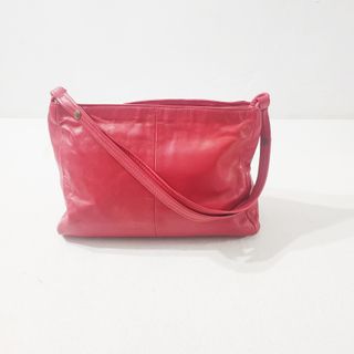 Vintage/ Bolso de hombro cuero genuino rojo