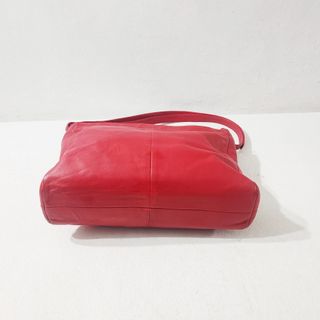Vintage/ Bolso de hombro cuero genuino rojo