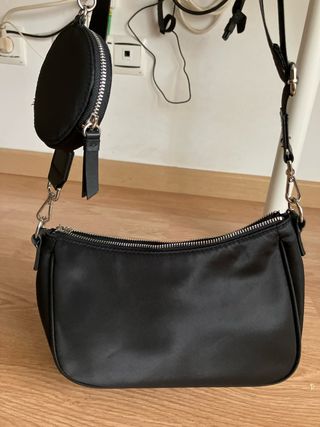 H&M Bolso negro con monedero