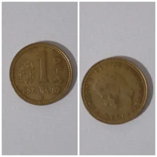 Moneda 1 Peseta España 1982