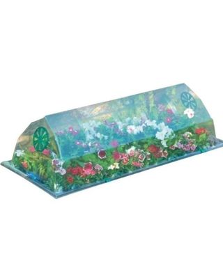 Mini invernadero policarbonato con ventilación