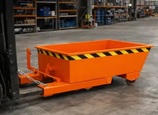 Contenedor para carretilla elevadora