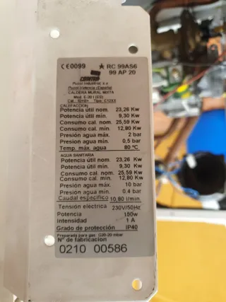 Placa Electrónica Caldera Cointra