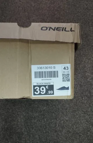 Zapatillas O'Neill Talla 44 Gris/Blanco