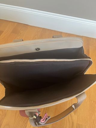 Bolso de trabajo grande beige