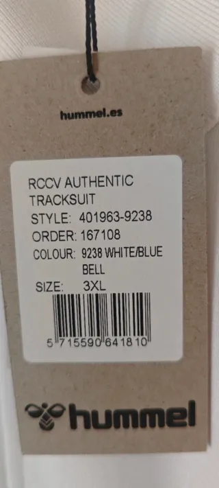 Conjunto chándal del Real Club Celta de Vigo  XXXL