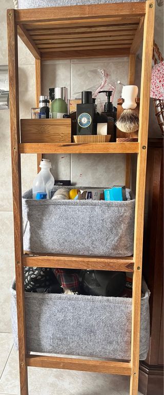 Estantería de madera 4 baldas