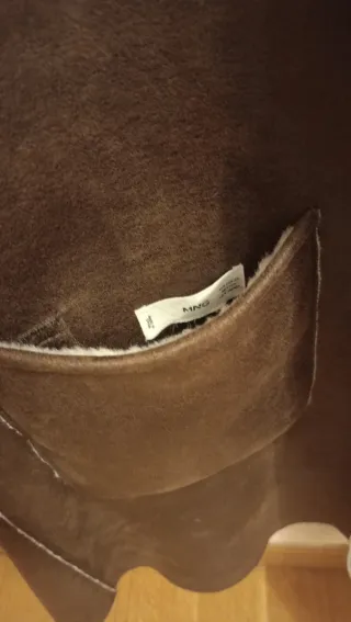 Abrigo piel y borreguito