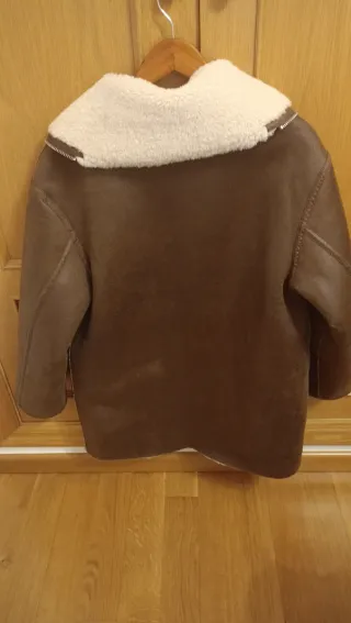 Abrigo piel y borreguito