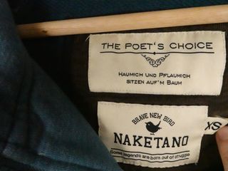 Sudadera Naketano con cremallera azul T.XS