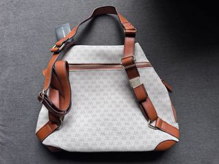 Bolso Mochila Misako Beige y Marrón sin estrenar