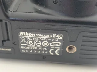 Cámara Nikon D40 Cuerpo Reflex Digital