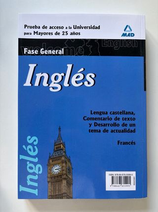 Inglés. Prueba común. Prueba de acceso a la uni...