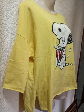 Camiseta Snoopy Mujer Talla Única