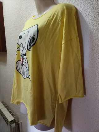 Camiseta Snoopy Mujer Talla Única