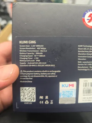 Reloj Inteligente KUMI GW6 Negocios