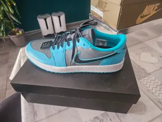 Air Jordan 1 Low G Cool Grey/Black Blue