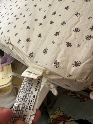 Cambiador Zara Home estampado floral Medidas 47x75