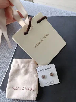 Pendientes Vidal & Vidal  Plata 925