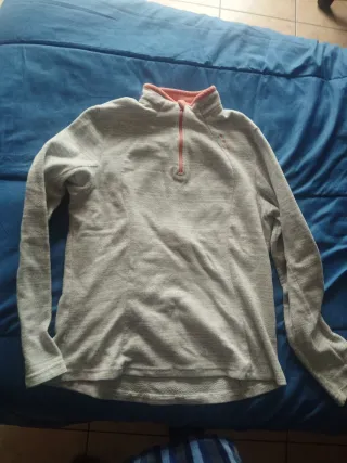 Polar Quechua gris y rosa