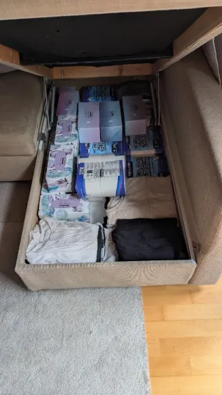 Sofá Cama IKEA FRIHETEN Chaise Longue Arcón