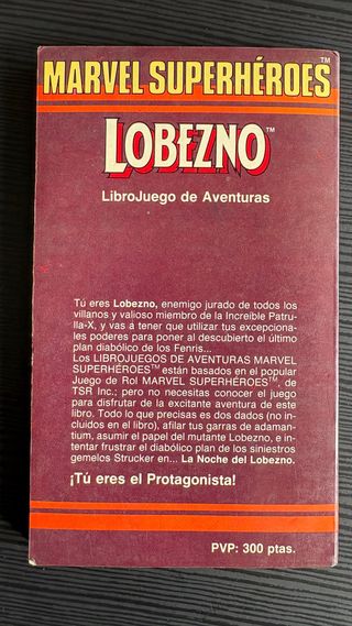 Librojuego Marvel Superhéroes: Lobezno