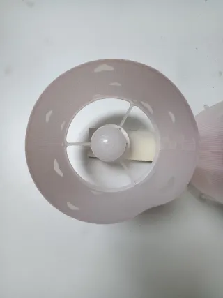 Lámpara infantil 3 tulipas corazones