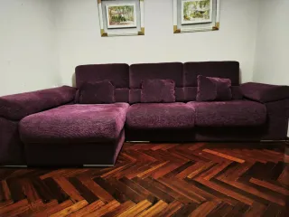 Sofá Chaise Longue Morado