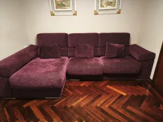 Sofá Chaise Longue Morado