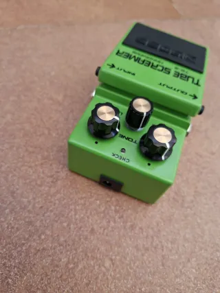 Pedal efectos guitarra Tube Scrimer Hand Made.