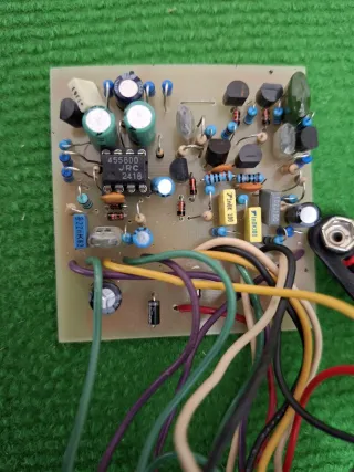 Pedal efectos guitarra Tube Scrimer Hand Made.