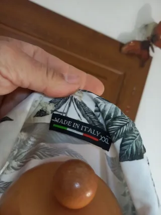 Camisa Hawaiana Estampada Manga Corta