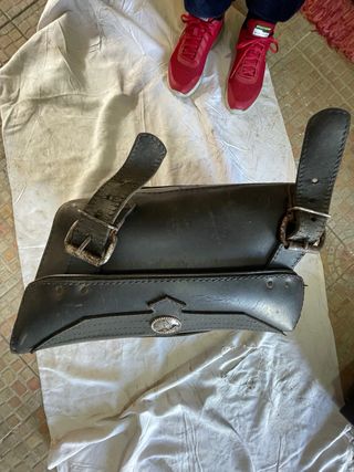 Alforjas de cuero para moto