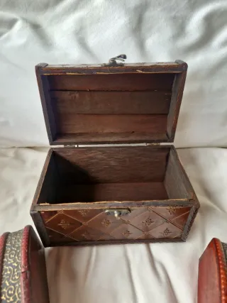 Cajas de madera decorativas estilo vintage