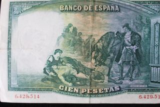 Billete 100 Pesetas 1931 Gran Capitán