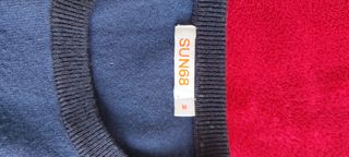 Maglioncino blu cotone/lana Taglia M