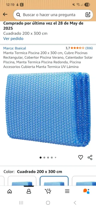 Piscina Intex + Skimmer + Manta