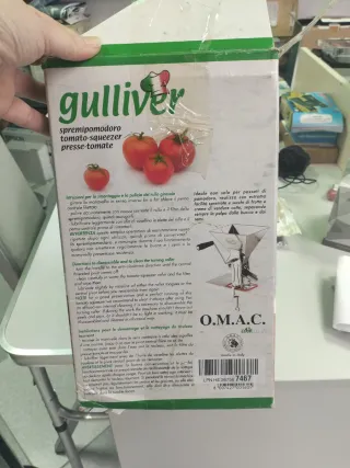 Trituradora de tomates Gulliver inox