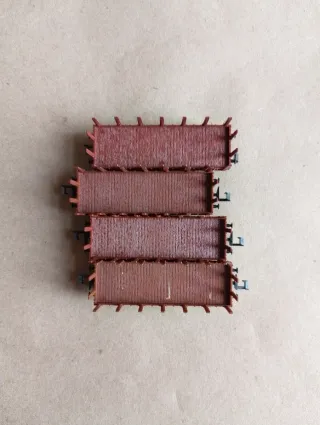 Lote 4 vagones MINITRIX